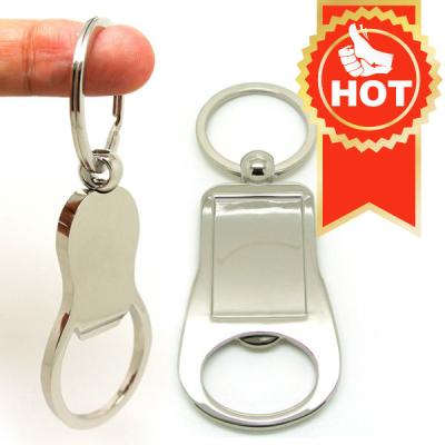 China Custom Stocked Cheap Zinc Alloy Main Chain Bottle Opener Beer Opener for sale