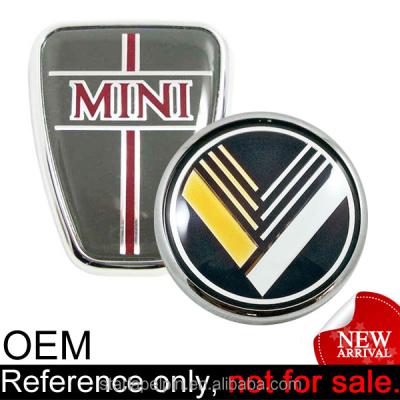 China Cheap Custom Europe Logo 3d Sticker Metal Car Hood Adhesive Badges for sale