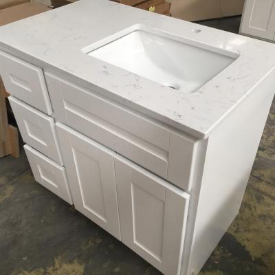 China Modern Bathroom Cabinets Manufacturer Wholesale Inset Solid Wood Painting Bathroom Sink Vanity for sale