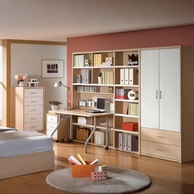 China Adjustable (other) Simple floor-to-ceiling bookshelf living room storage cabinet multi-layer shelf home bedroom small bookcase for sale