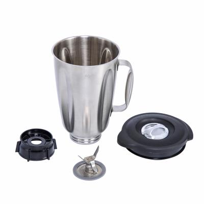 China Household Blendin Stainless Steel Blender Jar and Lid for Juicer Parts .1.25L Jar Sets for sale