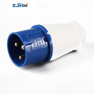 China ZJXM ip44 industry waterproof socket 013 023 16a 32a safe industrial sockets for sale