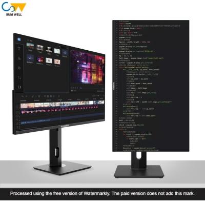 China Speaker 27-inch 4K monitor ultra-high definition computer screen LCD 2K ultra-thin IPS designer screen with typec USD255  Screen ratio: for sale