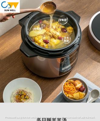 China Household Electric pressure cooker home smart 6L liter double gallbladder multifunctional high pressure rice cooker rice cooker large capa for sale