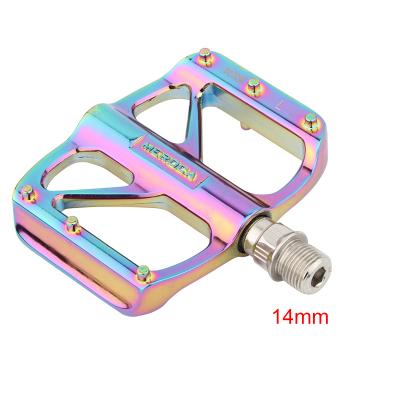 China Grip Nail MEROCA Bicycle Pedal Aluminum Alloy Non-slip Pedal Sealed Support Bicycle Pedal for sale