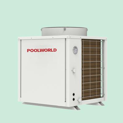 China Popular Outdoor DC Inverter Pool Heater Air Sourced Heat Pump For Commercial Swimming Pool for sale