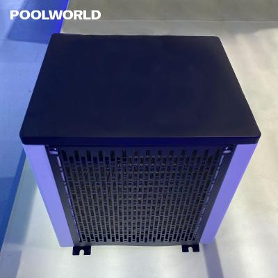 China POOL WORLD Outdoor Mini Pool Heater Swimming Pool DC Inverter Heat Pump for sale