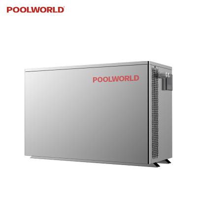 China Inverter R32 Heat Pump Factory Outdoor Quiet Supply Heatpump Full Air To Water Swimming Pool For Heating And Cooling for sale