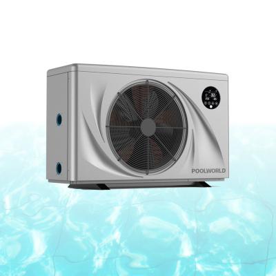 China Pool Outdoor World Brand New ABS Enclosing R32 Pool Inverter Electric Heat Pump Heat Pump Water Heater For Swimming Pool for sale