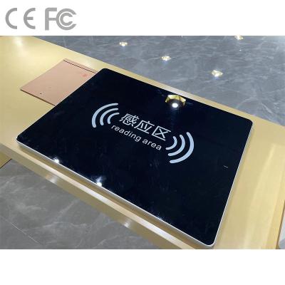 China Tag Dispensing 860 960 MHz UHF Desktop RFID Reader With Multiple Tag for sale