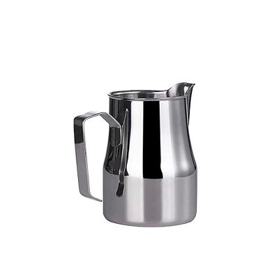 China Sustainable Italy Coffee Milk Pitcher Stainless Steel Creamer Cappuccino Latte Art Frothing Pitcher 500ml for sale