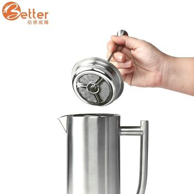 China New Product Viable Ideas Style Expanding 800Ml French Surface Coffee Filter Press for sale