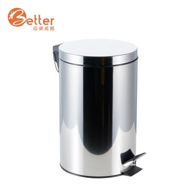 China Sustainable Fingerprint Rust Resistance Stainless Steel Trash Bin With Removable Inner Bucket And Odor Filter for sale