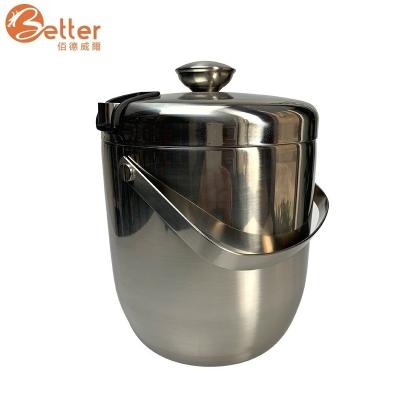 China Viable Hot Sale Mini Ice Bucket Stainless Steel Classic Custom Made Champagne Ice Bucket for sale