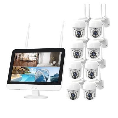 China PAN-TILT NVR Wifi Kit Security Camera System 2MP Outdoor Security Wireless CCTV System Camera for sale