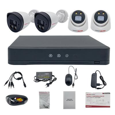 China NIGHT VISION Night Vision CCTV Dvr 4ch 1080p Hd Outdoor Analog Bullet Camera 4ch Ahd TVI Dvr Kit for sale