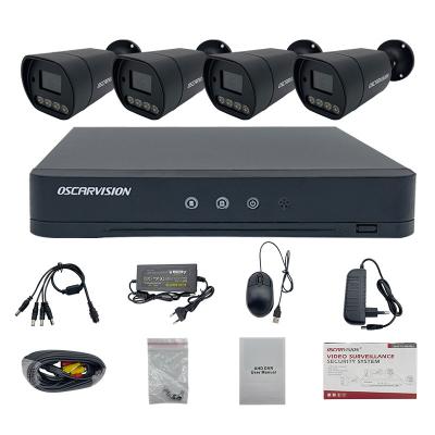 China Cheapest Hd 720p 1080p Home Security Hd Camera 4ch Ahd Dvr Kits Cctv Oscarvision Golden System for sale