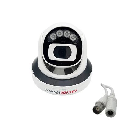 China NIGHT VISION 2mp 5MP Full Color Camera AHD/TVI/CVI Dome Colorvu Indoor Coaxial Camera with Audio Optional for sale