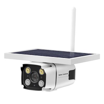 China Newest 1080P 4G WiFi Solar CCTV Security Face Detection IP Outdoor Solar Surveillance Camera for sale