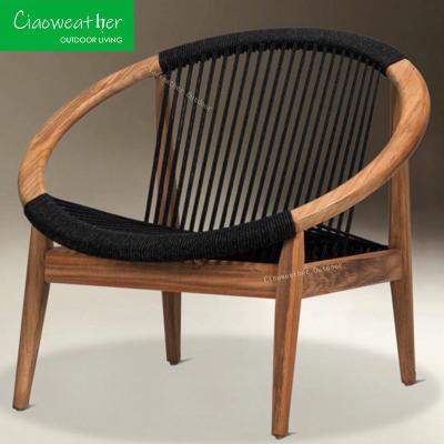 China Outdoor Dining Chairs Natural Stackable Teak Wood Villa Solid Wood Restaurant Lounge Chair Outdoor Furniture Ourtdoor Furniture for sale