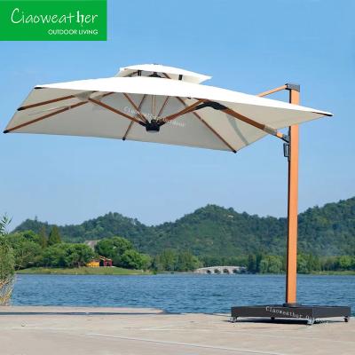 China Transform Your Outdoor Space with Modern Stylish Umbrella Radii Dia 300 and 3x3 Square Garden Umbrella for sale