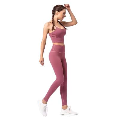 China Rainbow Women Breathable Yoga Clothing Sets Compression Spandex Yoga Set Women Plus Size Yoga Set Women for sale