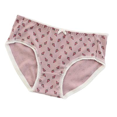 China OEM Service Antibacterial Women Underwear Floral Women's Underwear Friendly-Skin Women's Underwear for sale