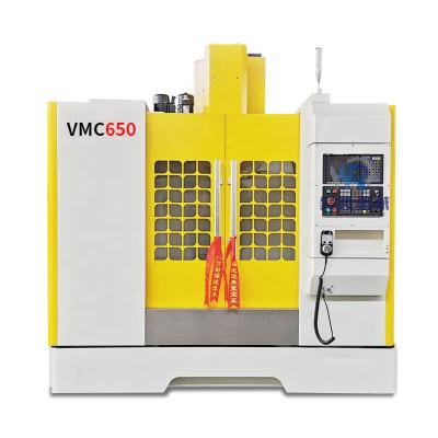 China Garment Shops Shandong Manufacturer Vertical Machining Center vmc650 4 Axis CNC Milling Machine Directly Supplied for sale