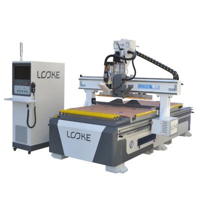 China Advertising Company Wood CNC Router For Cabinet Tool Auto Switch CNC Machine With Blade Saw ATC CNC Carve Router for sale