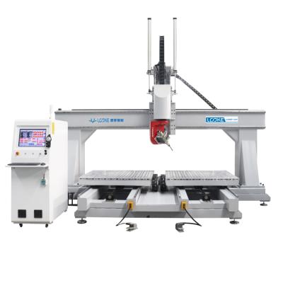 China Hot Sale Hotels 3D Woodworking 3 Axis 5 Axis 4 Axis CNC Router Milling CNC Router Machine For Plastic Machining Center foam wood for sale