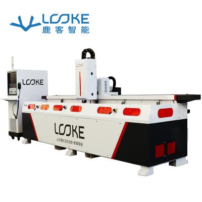 China Hotels Heavy Machine Glass Cabinet Equipment Machine With 6.0KW Spindle For Metal Wood Door Handle 3000*200*250mm for sale