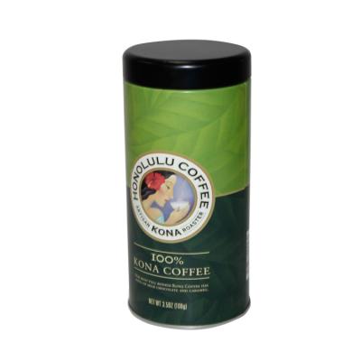 China Recyclable Custom Empty Coffee Tin With Plastic Inner Lid Tin Can With Colorful Printing Unique Aluminum Metal Canister For Tea Packaging for sale