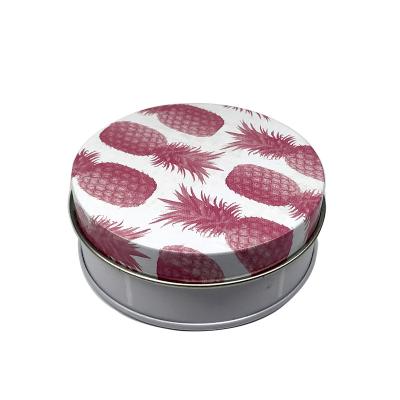 China Wholesale Round Food Factory Food Packaging Tin Box, 6x2 Tin Box, Tin Cake Box for sale