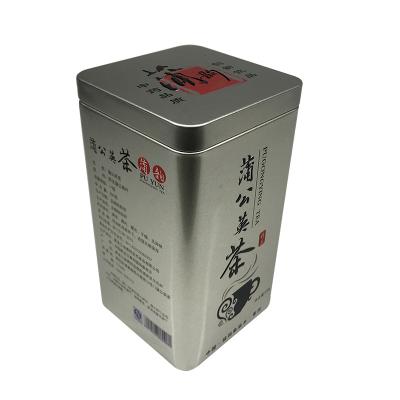 China Beverage Bespoke Metal Tin Can Square Sri Lanka Coffee Bean Tea Tin Box For Packaging, Food Safe Tin Can, Aluminum Tin Can Tea for sale