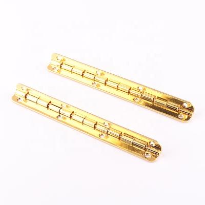 China Durable Luxury Brass Clad Hardware General Hinge Piano Hinge For Wooden Boxes for sale