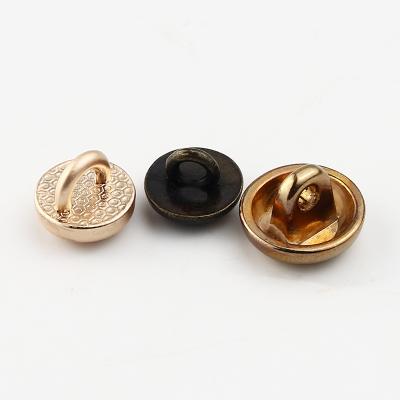 China Fashion Design Workable Leg Round Shape Switch Zinc Alloy Push Button For Shoes for sale