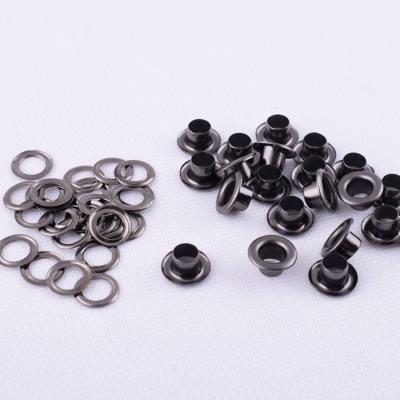 China Clothing accessories supply hot sale black color 5mm metal clothing accessories small grommet eyelets and eyelet for sale