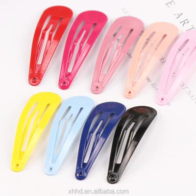 China Beautiful Fashional Cheap Price Hair Extension Snap Clips Colorful Metal Baby Hair Clip for sale