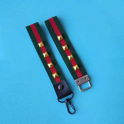 China Promotional Gift Mix Color Grenn Single Key Lanyard Phone Charm Neck Strap Key Fob for sale