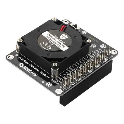 China RPI 3 Mini Turbo Fan with LED light raspberry pi 4 GPIO fan RPI-CF01 for sale