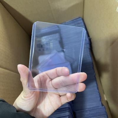 China Fashion Trading Card Holders 4x3in Toploaders Standard Vertical Rigid Clear 35PT Card Sleeve Sports Card for sale