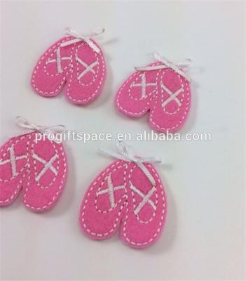 China 2018 Other Handmade Ballerina Slippers Felt Embellishment Felt Applique Made in China for sale