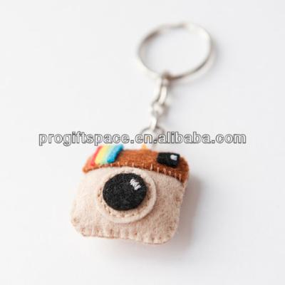 China Wholesale alibaba Kawaii handmade Logo Felt Custom Keychain Europe hot bestselling new product made in China for sale