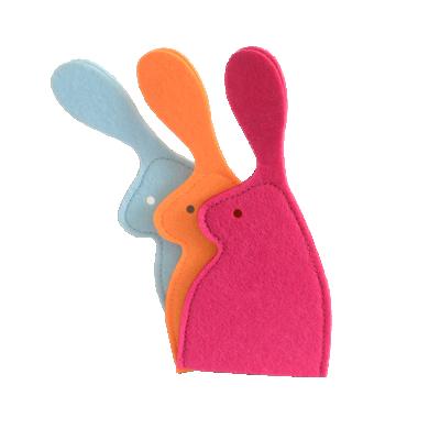 China Wholesale European\Modern Felt Comfortable Egg Rabbit Easter Bunny Egg Warmer for sale