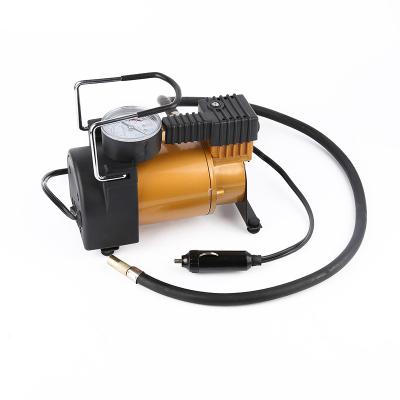 China Emergency Light 12V Electric Car Tire Inflator Pump Portable Mini Vehicle Air Pump Compressor Car Air Pump for sale