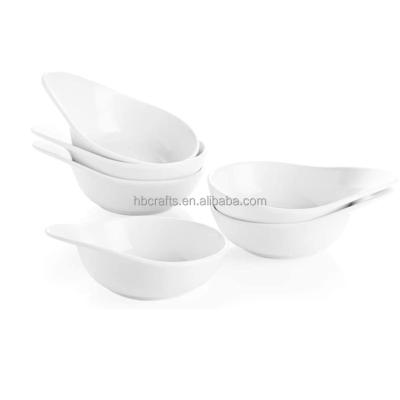 China Factory direct sales viable galzed small ceramic soy sauce container sauce bowl for sale