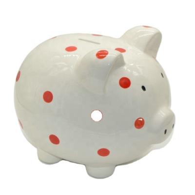 China Savings Money Bank Prepare To Ship To Current Hot Sale Custom Logo Ceramic Piggy Box Coin Savings Bank for sale