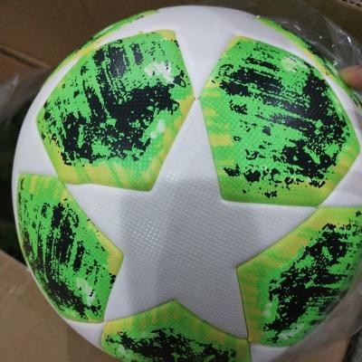 China Fashion Good Quality Good Design Custom PU Leather Training Match Football Soccer Ball Size 5 for sale