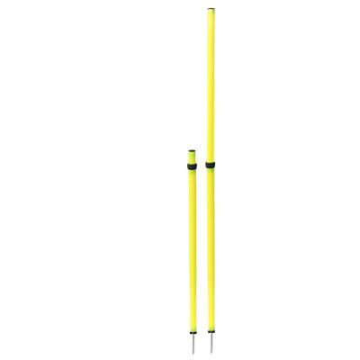 China For All Plastic Pole Agility Adjustable Folding Training Sporting Goods Slalom Soccer Equipment Field Marker Pole Agility Training Pole for sale