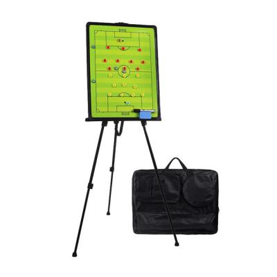 China Magnetic Foldable Coach Soccer Football Coach Tactics Teaching Board Clipboard With Support Stand Holder for sale